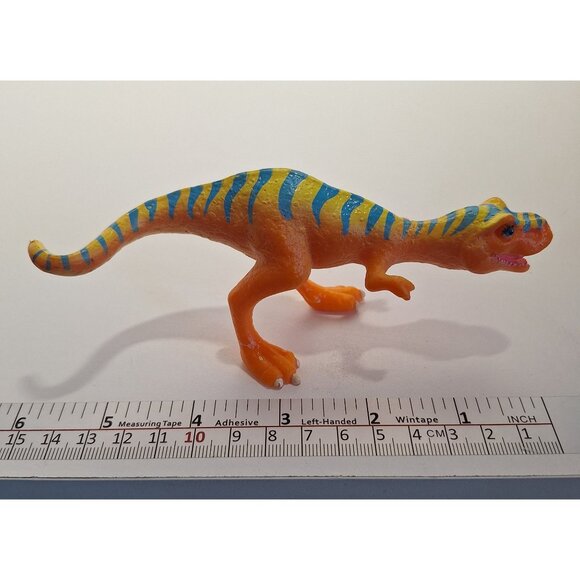 Dinosaur Train 116 Dolores T Rex Orange Blue Stripes 6" Learning Curve - Picture 2 of 16